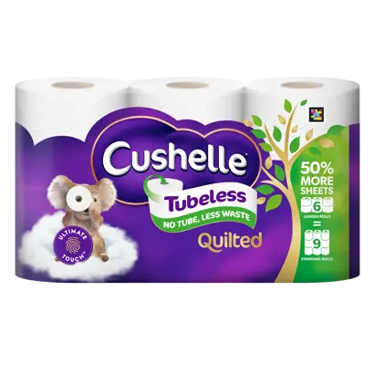 Innovation slider image for Cushelle Quilted Toilet Paper: Now with Ultimate TouchTM 4