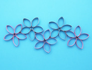 cardboard art toilet roll flowers 04