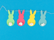 easter crafts bunny garland 05