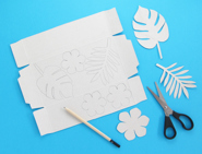 wall art ideas decorative tropical wreath 01