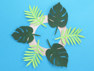 wall art ideas decorative tropical wreath 05