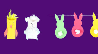 2 Easy Easter Crafts for Kids