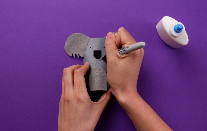Create your own Kenny the Koala using a Cushelle toilet roll