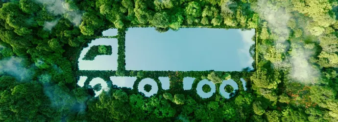 Lower emissions logistics: how we bring our products to you