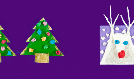 2 beautiful DIY christmas card ideas for kids