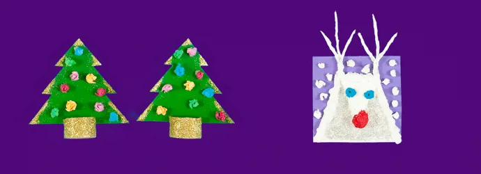 2 beautiful DIY christmas card ideas for kids