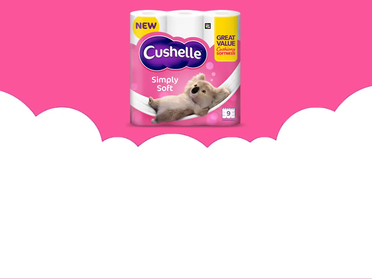 Cushelle's super soft toilet roll