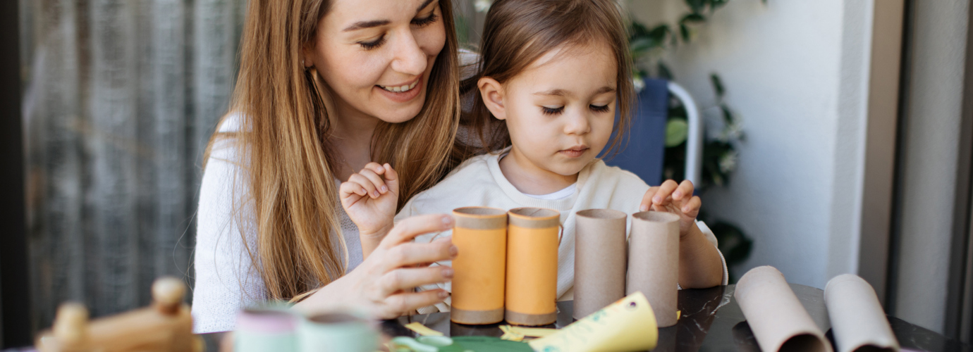 Festive toilet roll Christmas crafts for kids