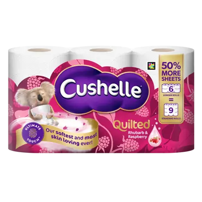 Innovation slider image for Cushelle Quilted Toilet Paper: Now with Ultimate TouchTM 2