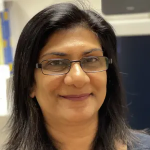 Professional headshot of Dr Leena Sinha, Consultant Gastroenterologist and founder of Gastro Care