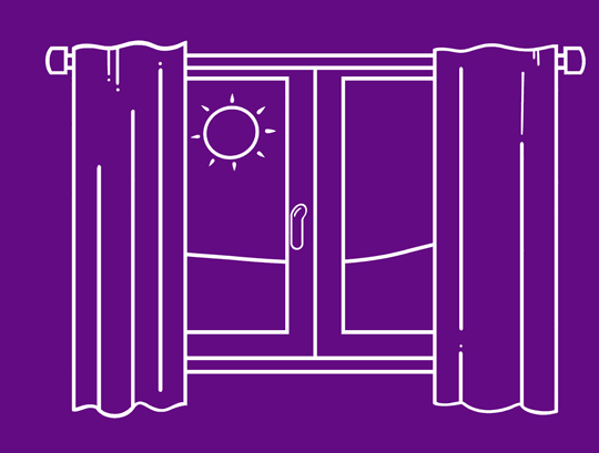 Open windows to relieve damp