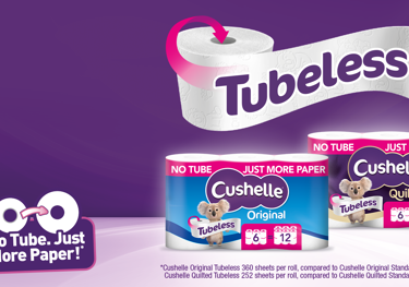 Cushelle Tubeless Original and Quilted Toilet Roll